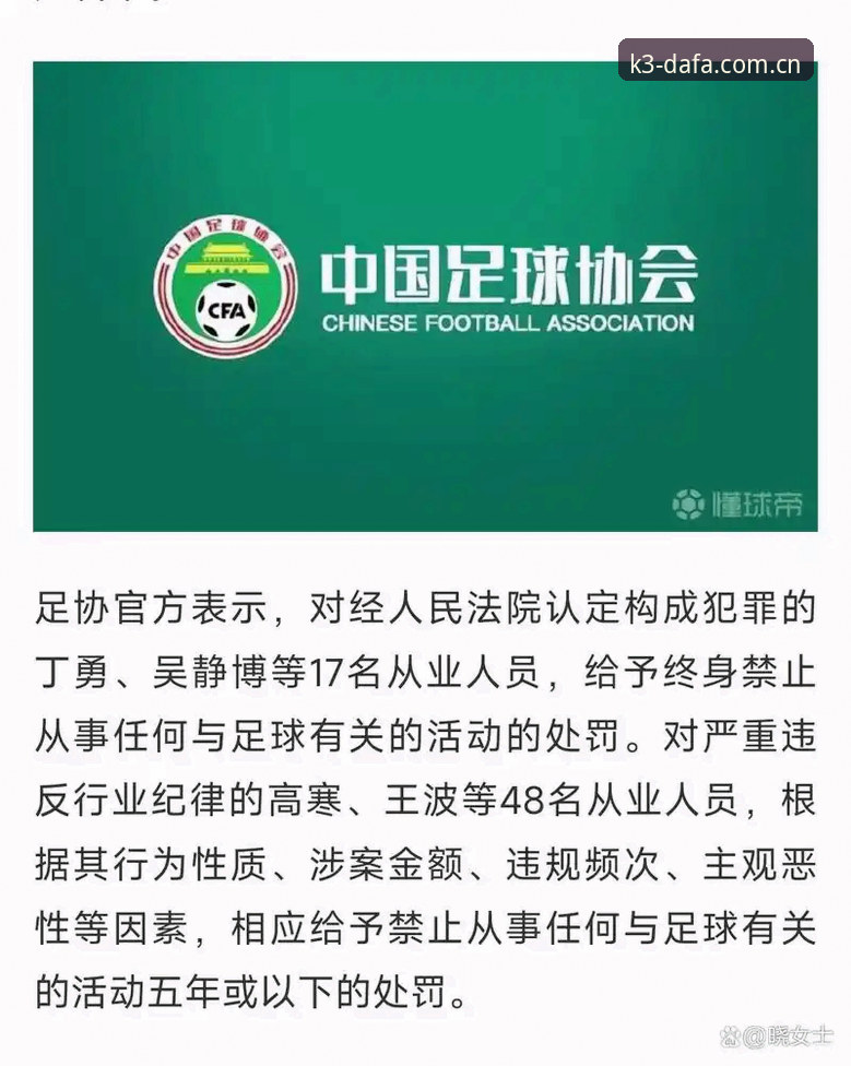 中国足协第三批禁足名单深度分析：17人终身禁足背后的行业治理逻辑